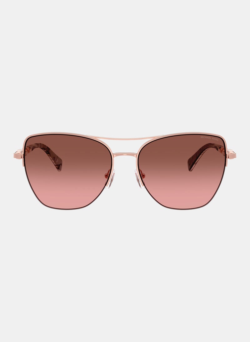Michael Kors Semi-Rimless Square Sunglasses 1163 110811 - Image 1